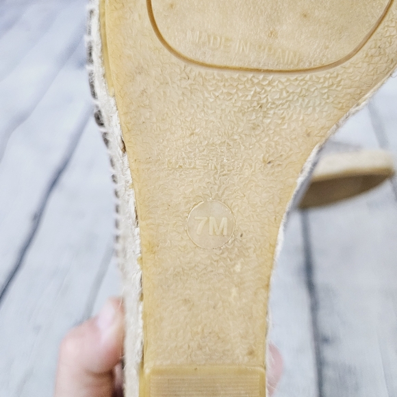 VINCE | Spencer leather open toe espadrille wedge sandals - Picture 12 of 12